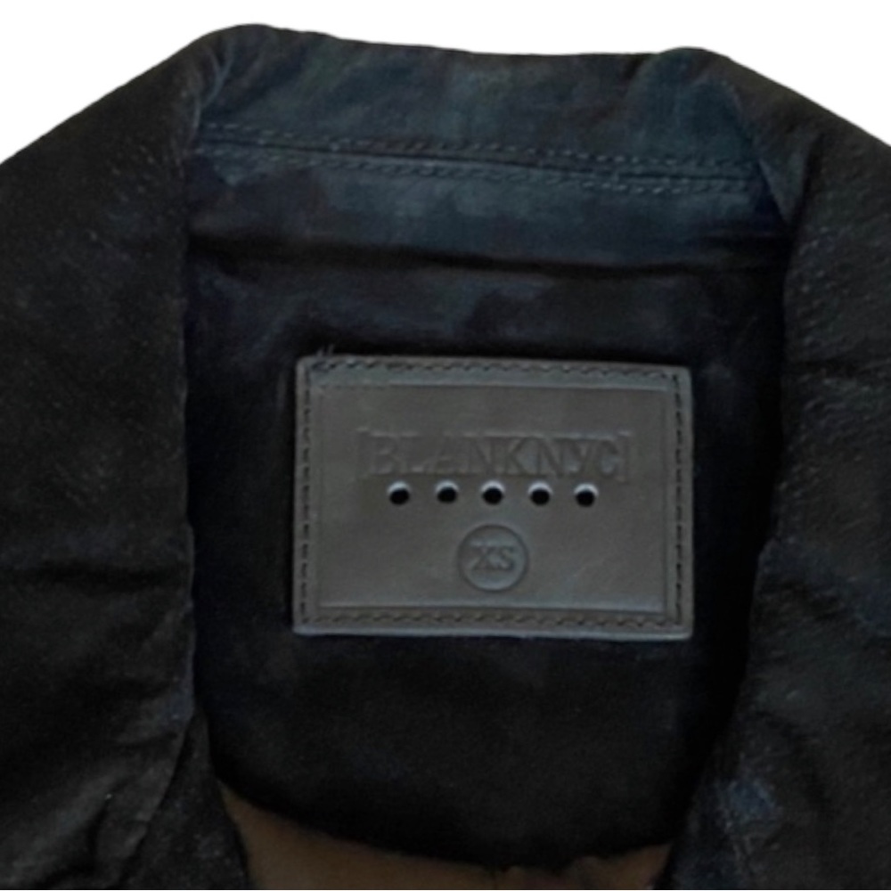 BLANKNYC black suede moto jacket, size x-small - Picture 6 of 10